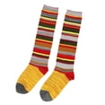 thumbnail image 3 of Chaussettes Rétro Mi-Mollet, Bas Colorés Style Harajuku, Chaussettes en Coton pour Femmes, Chaussettes Mi-Mollet Festives, Chaussettes Genou, Chaussettes de Noël, Tendance, 3 of 3