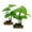 Green-type-a-set, variant on Pets Fish Tank Decor Aquarium Decorations Ornaments Betta Leaf pad Hammock 6inch Plastic Artificial Plant Goldfish Fish Hides Small Tank/Reptiles Plants Driftwood (Green-Type-A)