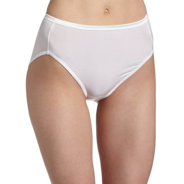 Vanity Fair Culotte Échancrée Body Shine Illumination pour Femme, 7, STAR WHITE