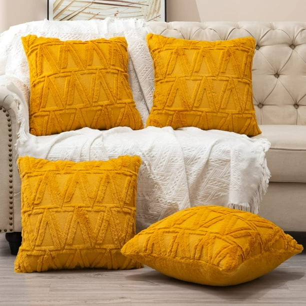 Couch cushion top pillow covers