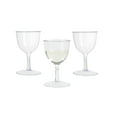 thumbnail image 2 of Bev Tek 2 oz Round Clear Plastic Mini Wine Goblet - 2" x 2" x 2 1/2" - 100 count box, 2 of 11