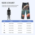 thumbnail image 3 of KLL Mens Pajama Pants for Men,Mens Lounge Pants,Funny Gifts for Men,Men's Pajama Bottoms-Flower White Dolphin, 3 of 5