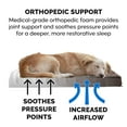 thumbnail image 4 of FurHaven Ultra Plush Orthopedic Deluxe Mattress Pet Bed for Dogs & Cats - Chocolate, Jumbo, 4 of 10