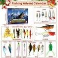 thumbnail image 3 of Advent Calendar 2025 Men, Fishing Advent Calendar 24Pc Xmas Blind Box - 24 Days Countdown With Fishing Lures, 3D Pop-Up - For Men, Teen Boys, Men's Stocking Stuffers, 3 of 8