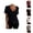 Black, variant on T Shirts for Women Short Sleeve Deep V Neck Plain T-Shirts Undershirt Summer Tees