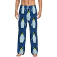 thumbnail image 2 of Lsque Beautiful King Penguin Pattern Print Men's Pajama Pants, Lounge Pant - Comfortable Home Wear,Elastic Waistband, Stylish Design-XX-Large, 2 of 9