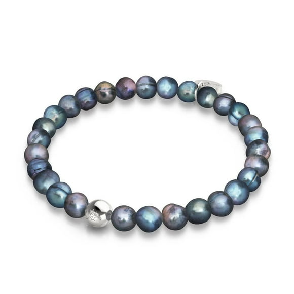 Bracelet en Perles d'Eau Douce en Argent Sterling.925