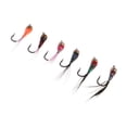 thumbnail image 3 of 2x 6pcs Moscas de pesca con cabeza de latón Cola simulación hundimiento, 3 of 8