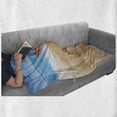 thumbnail image 5 of Cancun Soft Flannel Fleece Throw Blanket, Cartoon Style Design of a Starfish on the Beach, Cozy Plush for Indoor and Outdoor Use, 50" x 60", Multicolor, by Ambesonne, 5 of 5