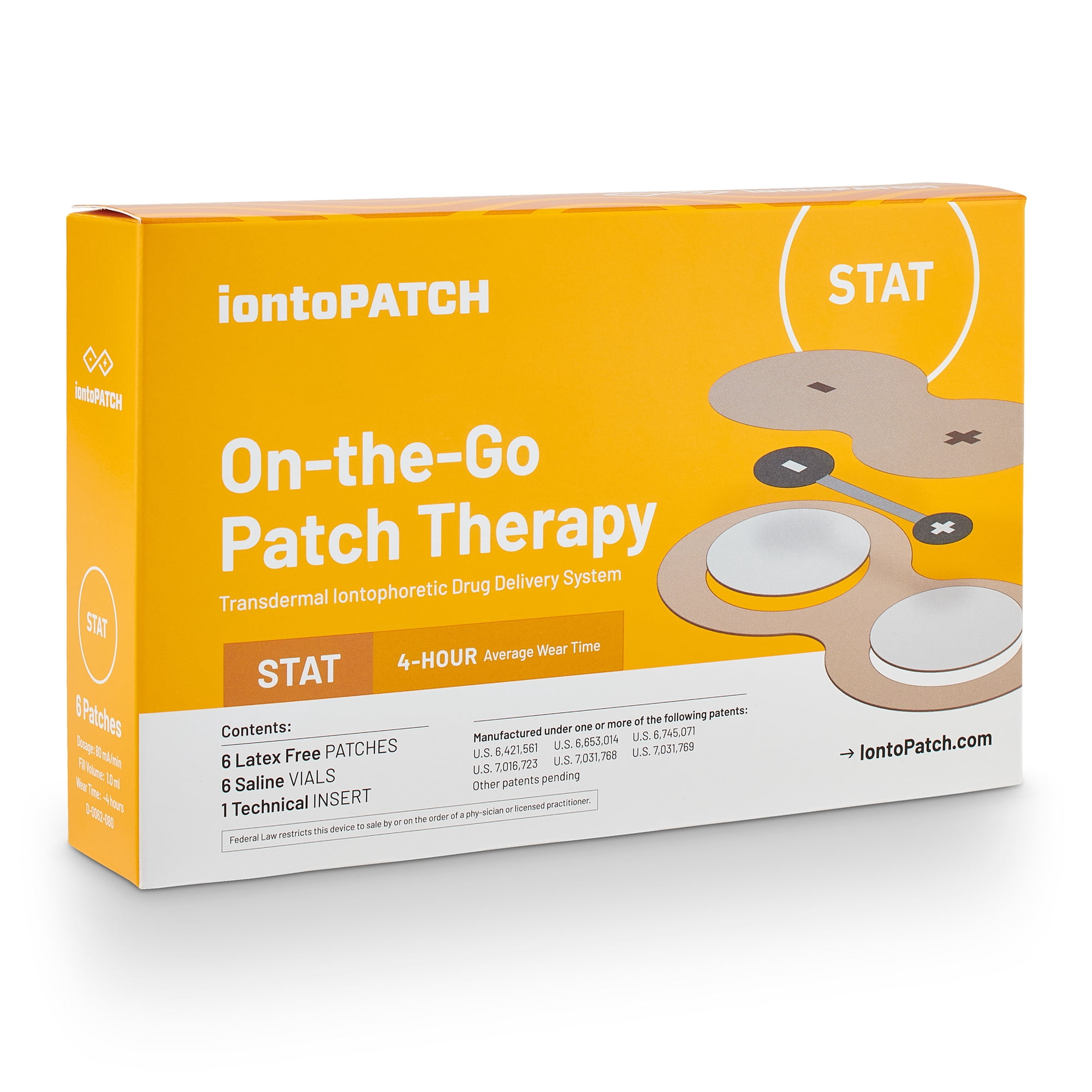 80 mA/Minute 4-Hour Average Patient Wear Time (6 Kits/Box)