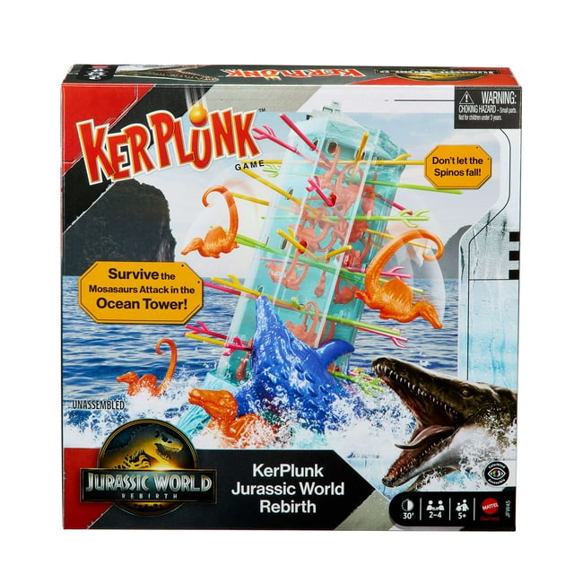 KerPlunk Jurassic World Rebirth Card Game for Kids & Family