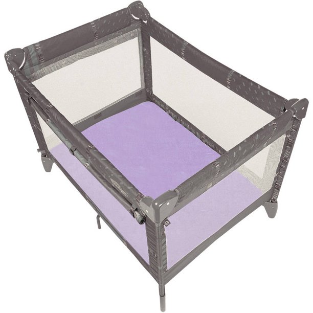 Ben and Noa Fitted Play Pen Jersey Sheet, Lilac