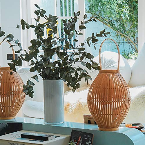 Village Bougie Eucalyptus Menthe Grand Pot en Verre pour Apothicaire Bougie Parfumée, 2125 oz, Vert