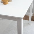 thumbnail image 4 of Powell Stacie Square Counter Height Dining Table, White, 4 of 7