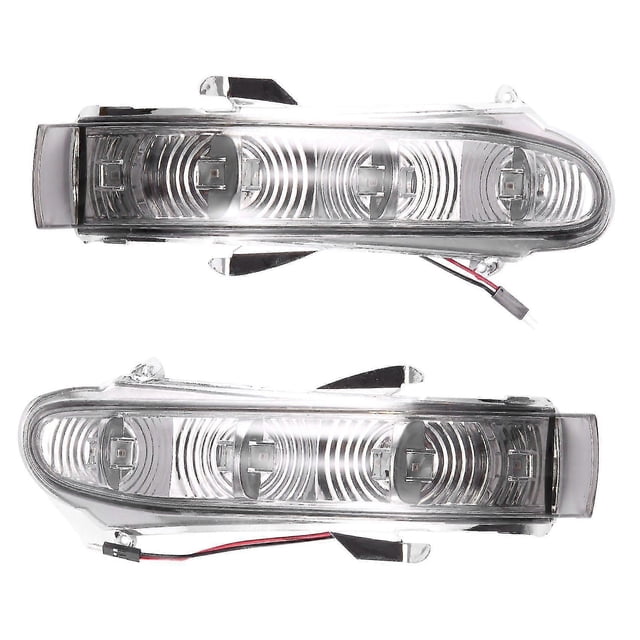 1 par de luces de señal de giro para espejo retrovisor para W220 Clase S (1999-2002) y W215 Clase (1999-2003)