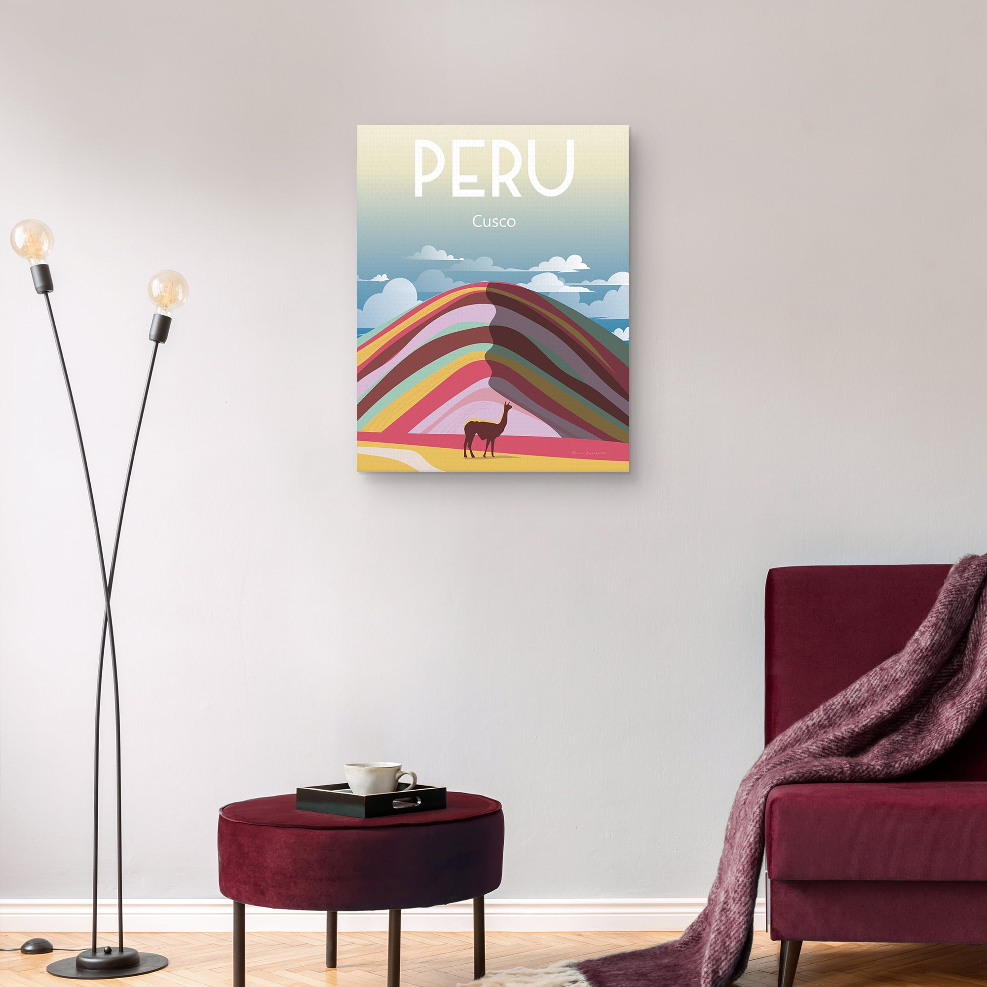 Peru by Omar Escalante Canvas Art Print