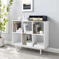 thumbnail image 2 of Crosley Liam 6 Cubby Wooden Bookcase in White, 2 of 9