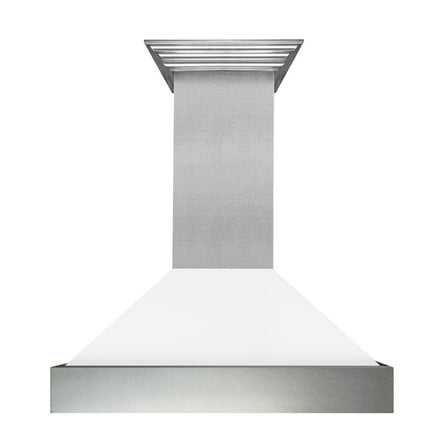 ZLine 8654WM36 Snow Finish Range Hood With White Matte Shell
