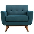 thumbnail image 3 of Modway Engage Armchair Wood Set of 2 in Azure, 3 of 5