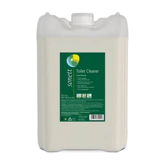 Sonett Organic Toilet Liquid Cleaner Cedar-Citronella Household Cleaner Type(2.6 gal/10L)