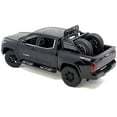 thumbnail image 3 of 2023 Toyota Tundra TRD 4x4 Pickup Truck Black with Sunroof and Wheel Rack 1/24 Diecast Model Car, 3 of 6
