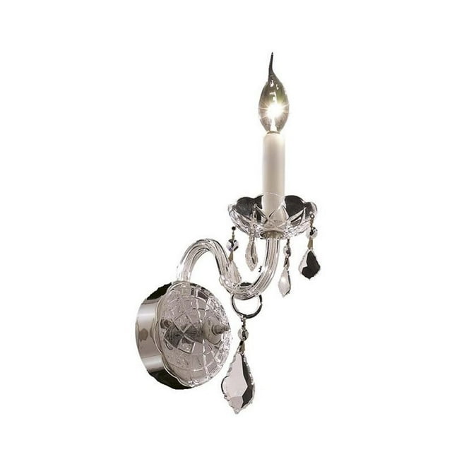 Elegant Lighting Alexandria 4" Spectra Crystal Chrome Wall Sconce