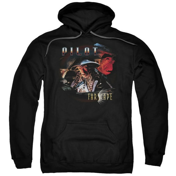 Farscape Pilot Adult Pullover Hoodie Sweatshirt Black