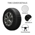 thumbnail image 6 of Kll Summer Stamp Tire Cover,Universal Wheel Tire Cover For Trailer, Rv, Suv, Truck,Camper And Many Vehicle,(17 Inch), 6 of 8