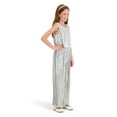 thumbnail image 2 of Kensie Girl Sleeveless Belted Metallic Jumpsuit, Sizes 4-16, 2 of 4