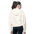 thumbnail image 2 of Women's MSX by Michael Strahan Cream Dallas Cowboys Eleanor Full-Zip Hoodie, 2 of 3
