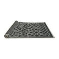 thumbnail image 2 of Ahgly Company Indoor Round Abstract Gray Modern Area Rugs, 7' Round, 2 of 4