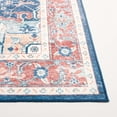 thumbnail image 6 of Safavieh Arizona 6'-0" X 6'-0" Square Polyester Power Loomed Rug In Rust / Navy, 6 of 13