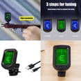 thumbnail image 2 of Guitar Tuner Clip on, Digital Electric Tuner with LCD Display, Guitar Capos Metronome Rotatable Musical Instrument Tuner, 2 of 9