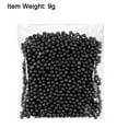thumbnail image 2 of Uxcell Polystyrene Foam Ball Beads Round for the Arts, DIY Crafts, Party Decorations, Fillings of Vase Pillow Black 0.3inch, 2 of 5