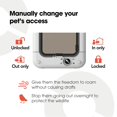 thumbnail image 3 of Puerta para gatos Cat Mate 360 activada por microchip, blanca, 3 of 8