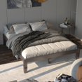 thumbnail image 3 of Costway Queen Size 14'' Wooden Bed Frame Mattress Platform Wood Slats Support  Espresso, 3 of 10