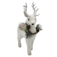 thumbnail image 3 of White Christmas Reindeer Decor 14", 3 of 4