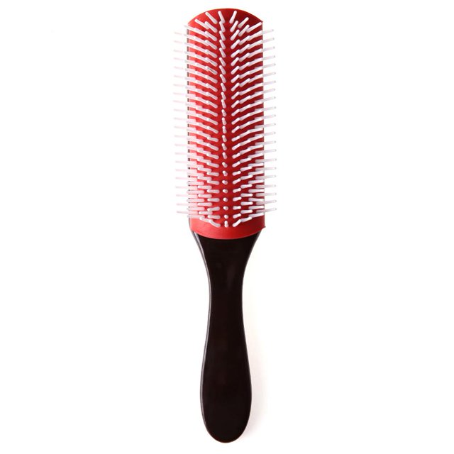 Wdftyju Hombres antiestático 9 filas cepillo de pelo peine peluquería cuero cabelludo masajeador (marrón) Wdftyju 1dr4ex8sw7zr7sj4D02