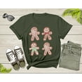 thumbnail image 6 of Merry Christmas Cookies Xmas Gingerbread Man Dessert Design T-Shirt Christmas Lover Gift T Shirt for Men Women Kids Boys Girls Teens Tshirt, 6 of 8