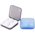 thumbnail image 1 of 2Pcs Boîte de Rangement de Médicament Portable pour Voyager, Réutilisable, Mini Boîte de Rangement Multifonction, Adapté à la Médecine, Câble d'Écouteur, Bijoux, etc., 1 of 8