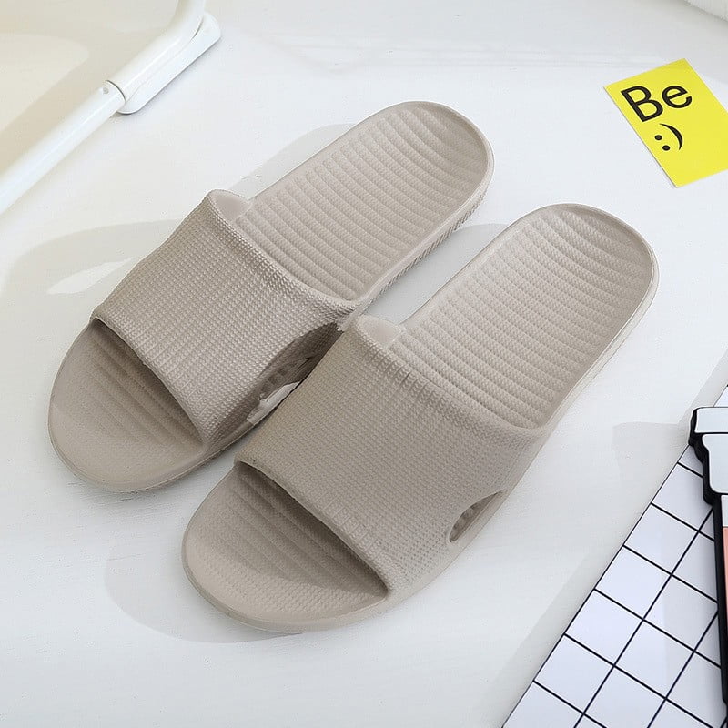Details about   Mens Womens Flat Slippers Soft Comfy Indoor Bedroom Travel Flip Flops Sandals