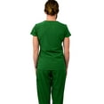 thumbnail image 4 of Green Town Scrubs for Women Scrub Set - Jogger Pant and V-Neck Top, 6 Pockets, Easy Care Uniforms, 4 of 7