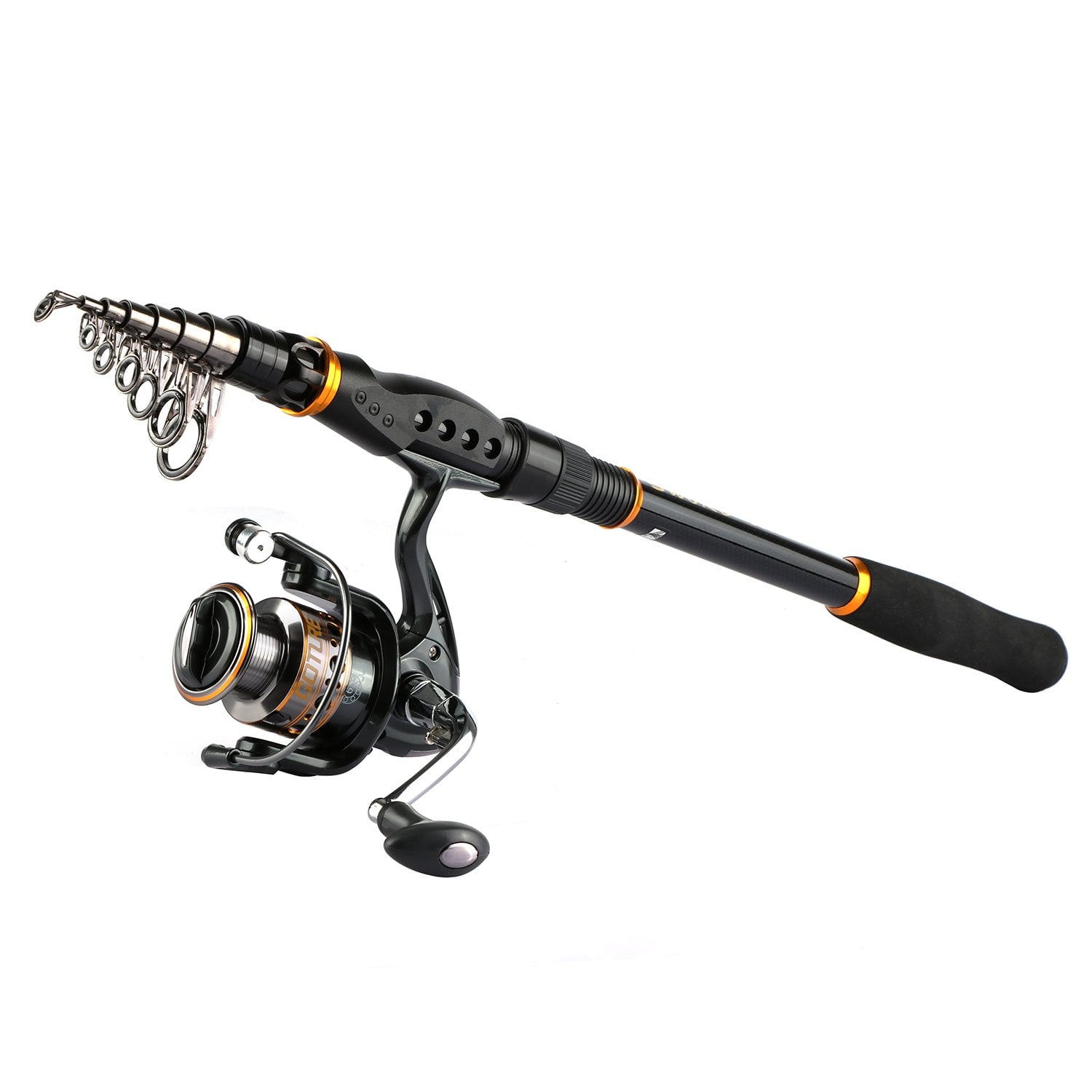 Goture Telescopic Fishing Rod Portable Carbon Fiber Spinning Fishing Pole  for Carp Fishing… : : Sports & Outdoors