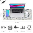 thumbnail image 5 of Long Mouse Pads for Desk,LightColor Cartoon Dinosaurs Pattern Desk Mats on Top Of Desks, Desk Mouse Pad Extra Large with 3mm Non-Slip Base and Stitched Edge for Gaming,Office,Work,Home 31.5"x11.8", 5 of 6