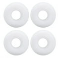 thumbnail image 1 of Ensemble de 4 Pcs à Haute Élasticité, Roues de Planche à Roulettes de Remplacement en PU Accessoires Poisson Blanc avec Motif, 1 of 8