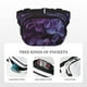 thumbnail image 5 of Fotbe Lilac Cangurera Cuadrada con Estampado de Doble Capa, Bolsa de Cintura Ajustable Mini para Hombres y Mujeres, 5 of 9