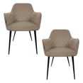 thumbnail image 1 of SET DE 2 SILLAS VELVET MODERNAS PARA COMEDOR MARCA GRAVITA, 1 of 6