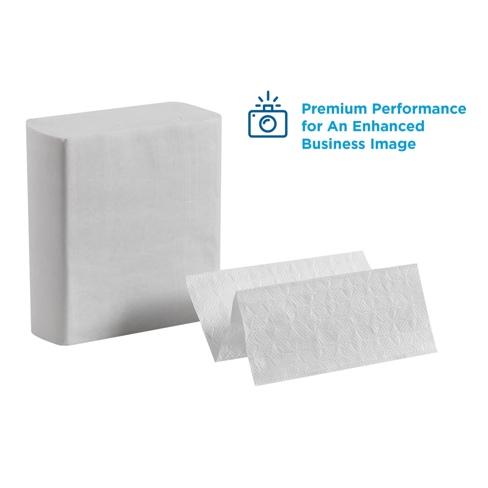Pacific Blue Ultra® by GP PRO, 1-Ply, Z-Fold Paper Towels, 8" X 10.8", 40% Recycled, White, 260 Sheets per Pack, 10 Pack