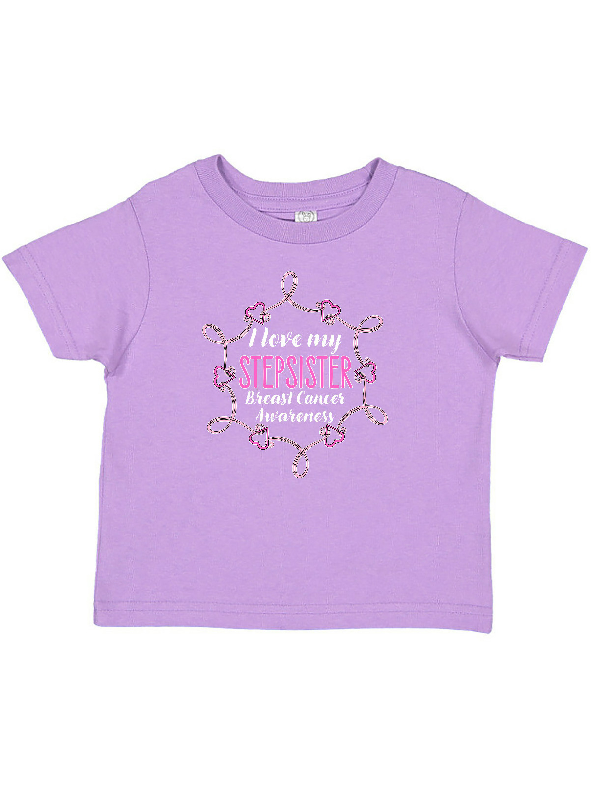 Breast Cancer Awareness Baby T-Shirt inktastic I Love My Stepsister Breast Cancer Awareness Baby T-Shirt inktastic I Love My Stepsister