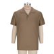 thumbnail image 5 of Camisas de Manga Larga para Hombres Botón de Solapa de Color Sólido Abajo Top Suelto, Blusa de Moda Casual Poliéster, 5 of 8